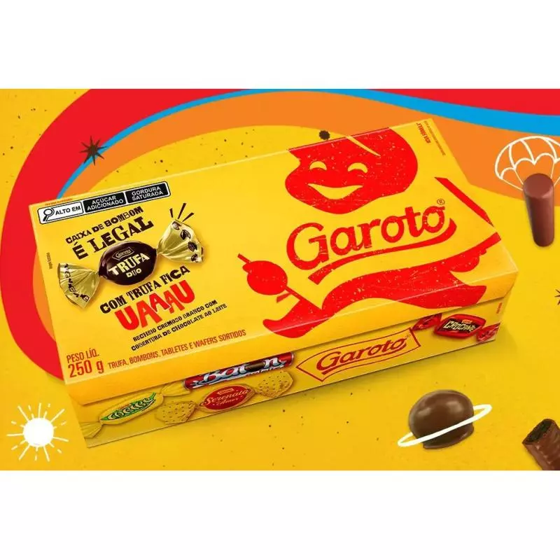 CAIXA DE BOMBOM GAROTO