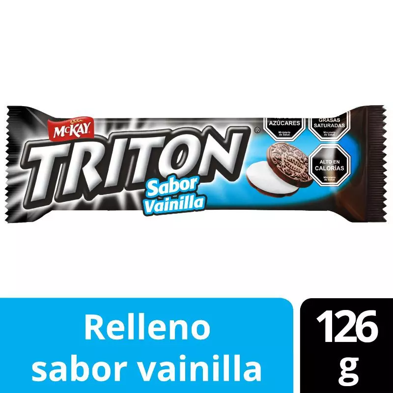 Galleta Triton Vainilla Mckay 126 Gr