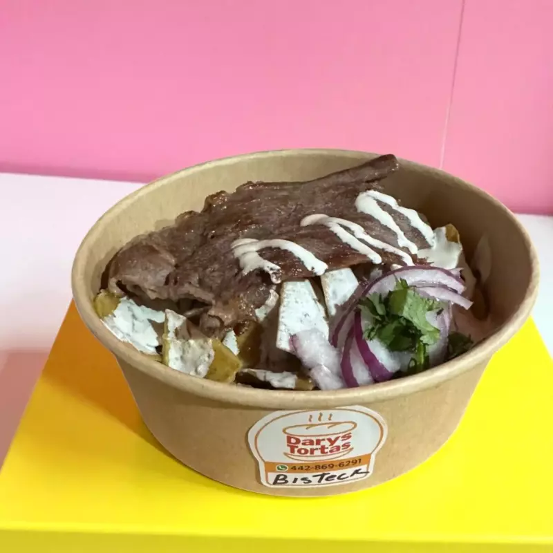 Chilaquiles con Bistec