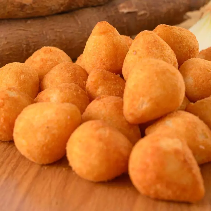 COXINHA DE FRANGO/BACON