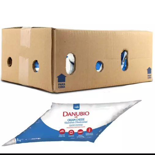 Caixa com 6 bisnagas de Cream Cheese