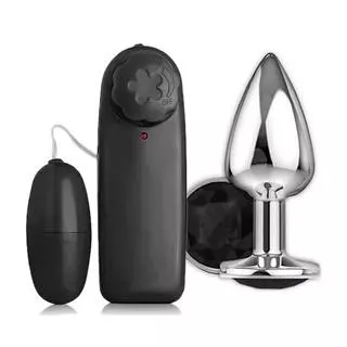 KIT BULLET + PLUG PRETO