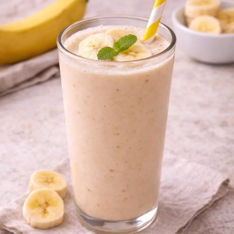 LICUADO DE BANANA O DURAZNO
