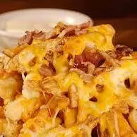 Fritas com Bacon e Queijo