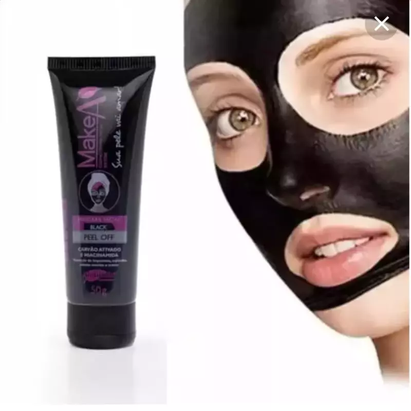 Máscara Facial Black Peel Off MakeA