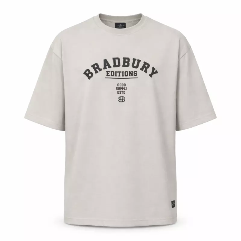 Camiseta Over Brad Verde Salvia Bord