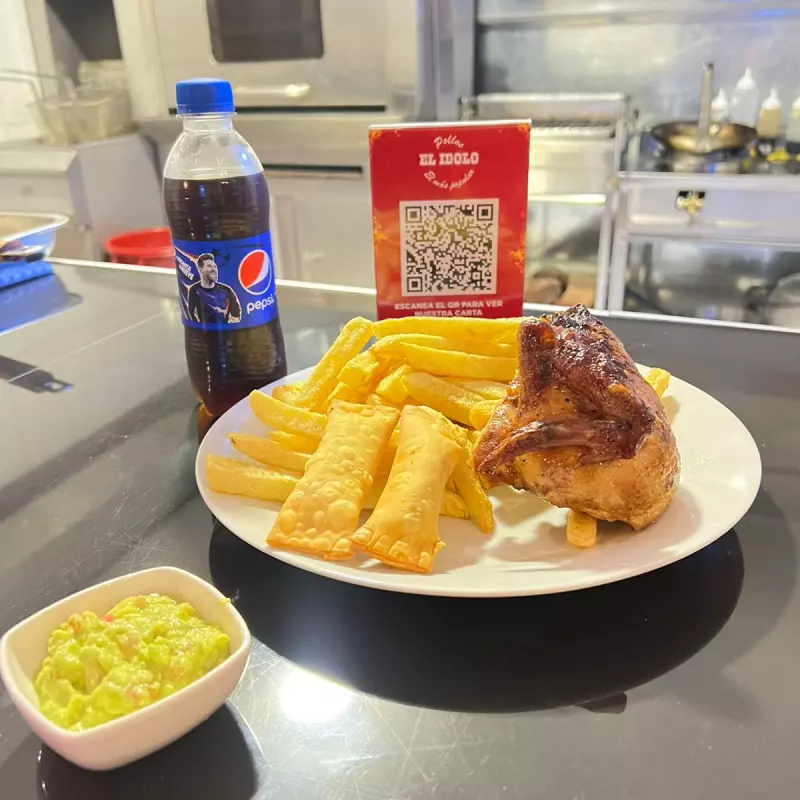 1/4 de pollo tequeñero
