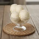 Helado de vainilla
