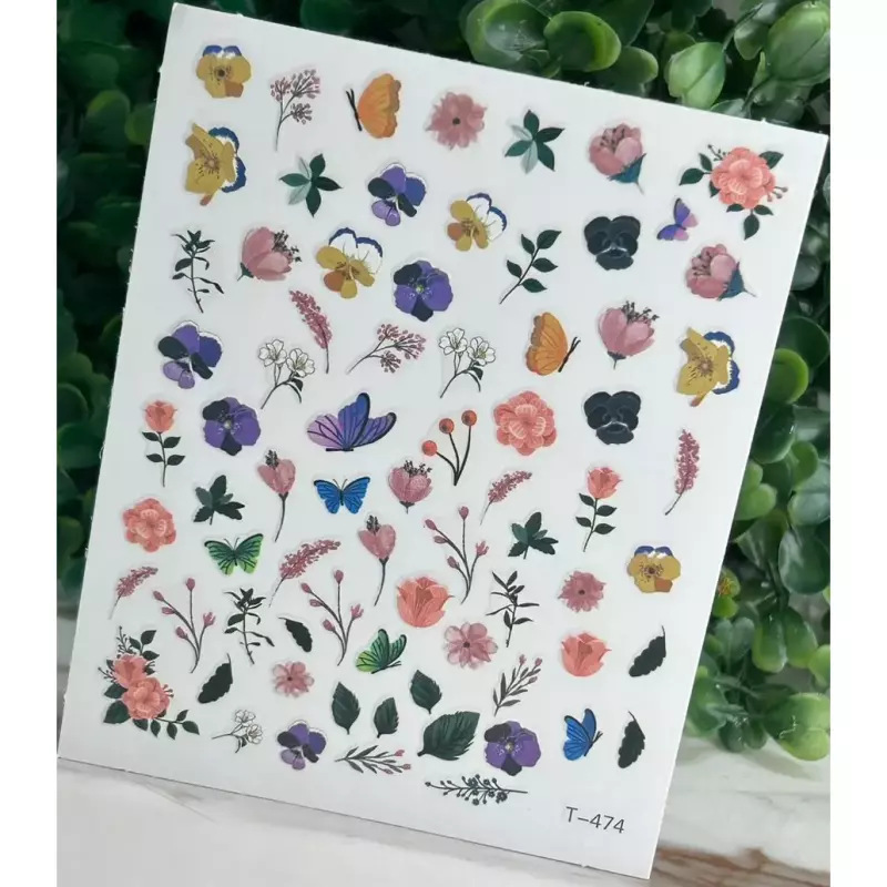 Cartela Adesivo T-474