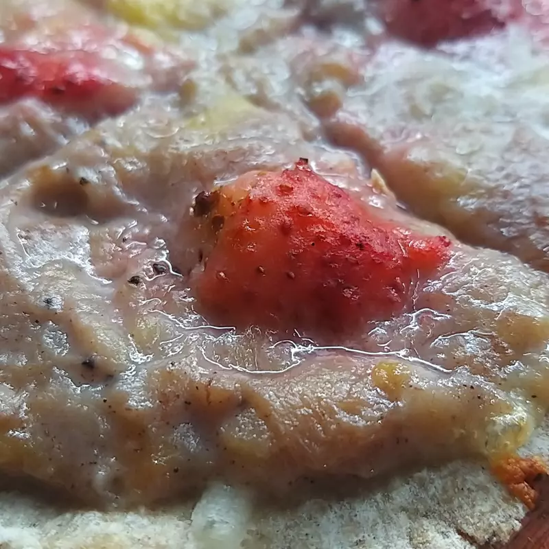 Creme de Banana com Morango