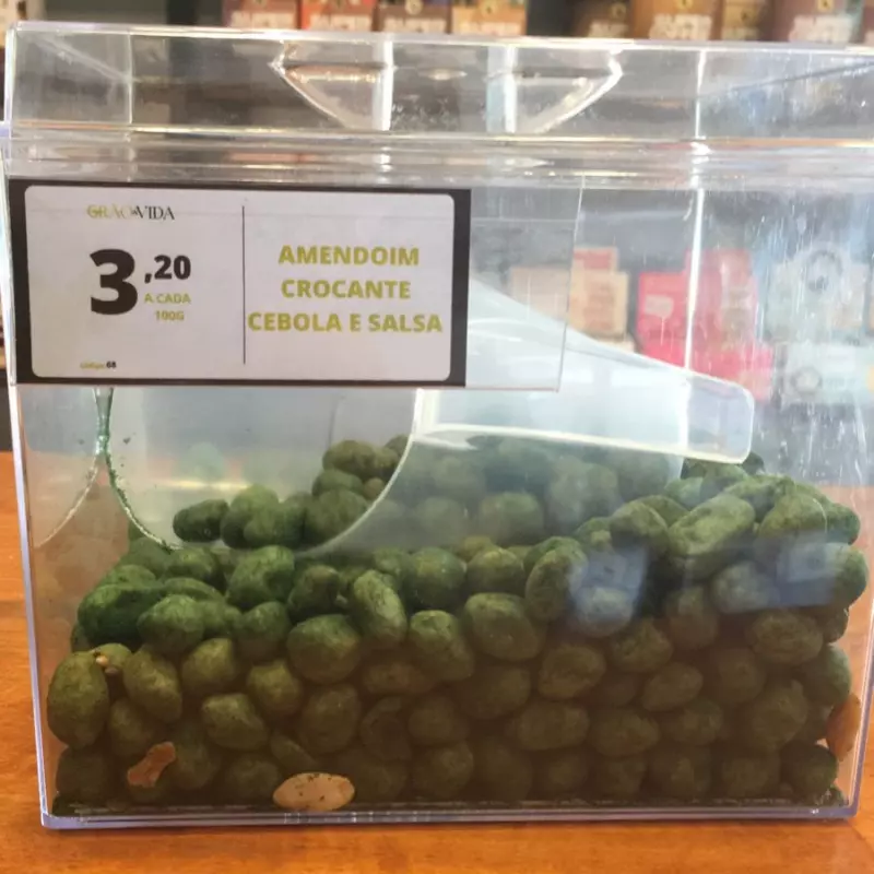 Amendoim crocante cebola e salsa