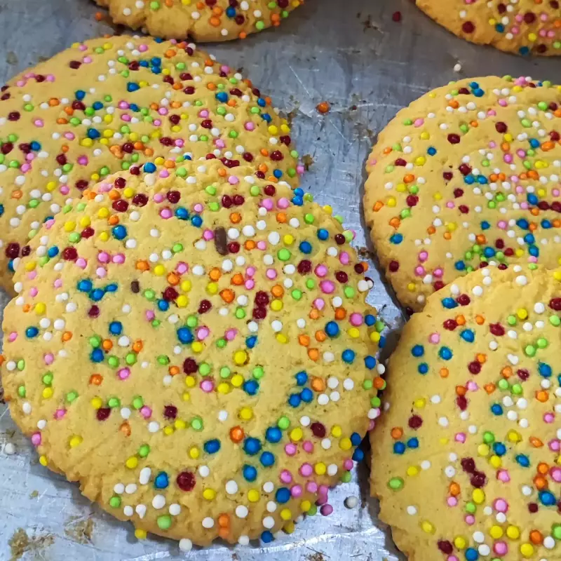 Galleta gragea de colores