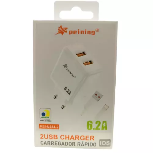 CARREGADOR IOS PEINING PEI-U234-2