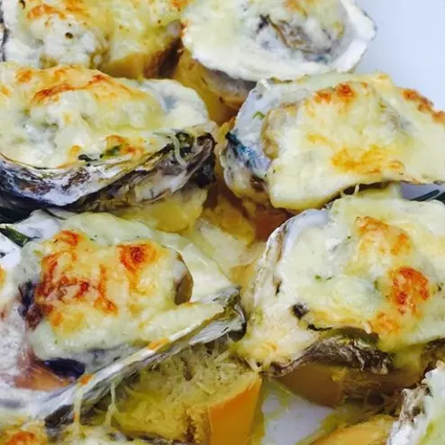 Ostra Gratinada 3 Queijos