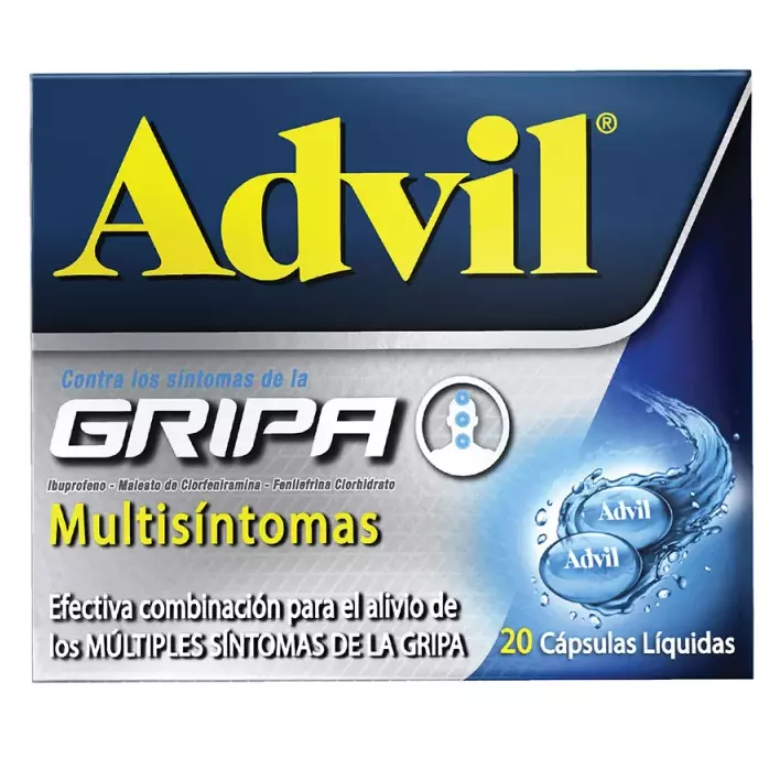 ADVIL GRIPA X 10 CAP
