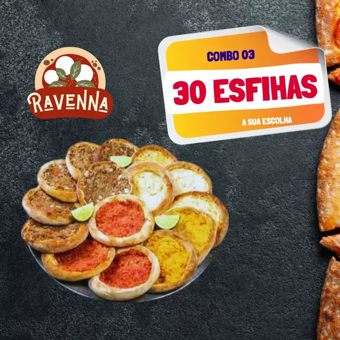 COMBO ESFIHA nº 03 (30 ESFIHAS)
