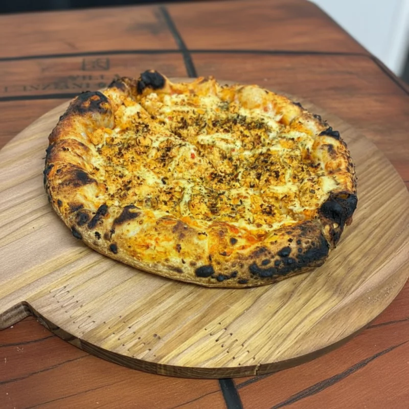 PIZZA DE FRANGO COM CATUPIRY