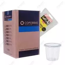 Pote copobras 500ml.50und