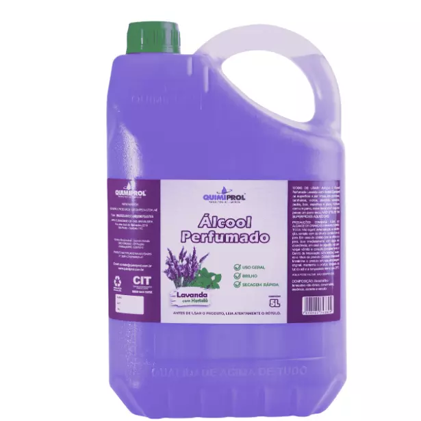 Álcool Perfumado Lavanda 5L Q.P