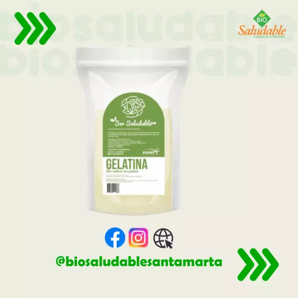 GELATINA SIN SABOR EN POLVO