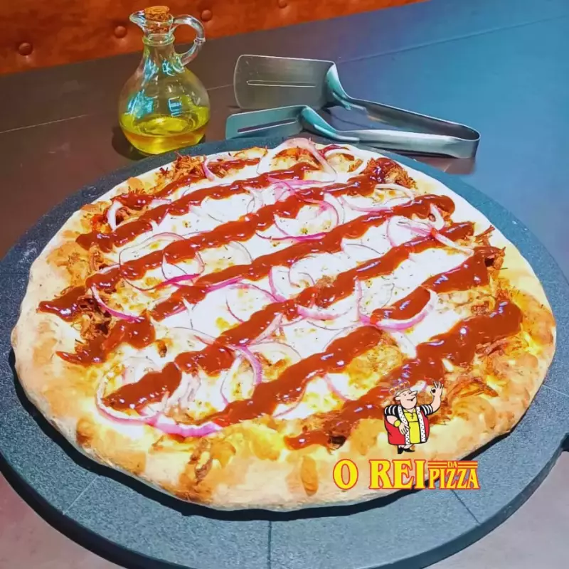 Pizza Carne Barbecue Acebolada
