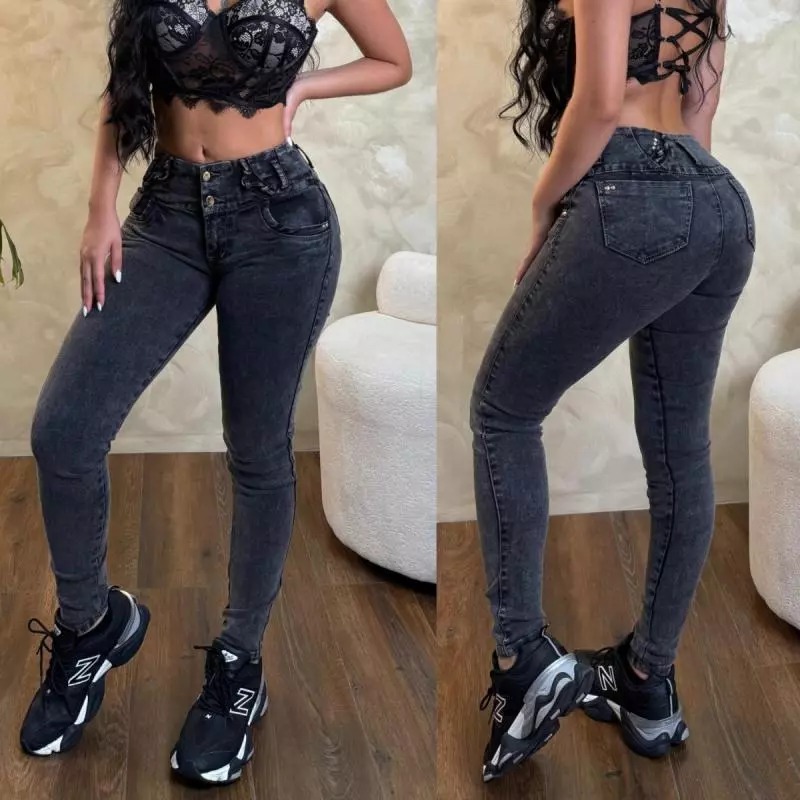 Jeans Skinny Tentação Sin Bolsillo –
