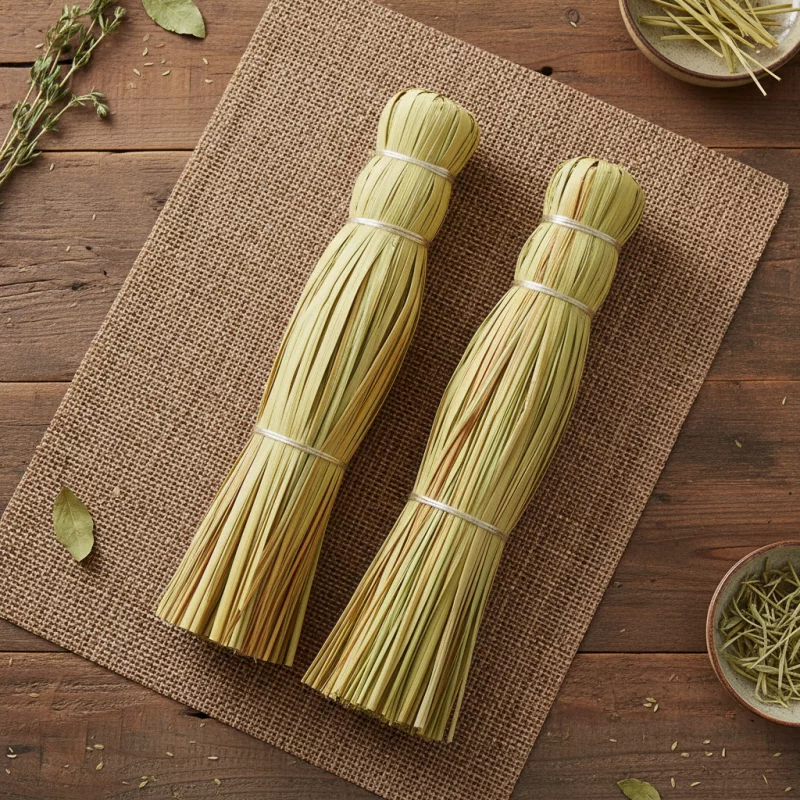 Vassoura de palha de carnaúba s/cabo