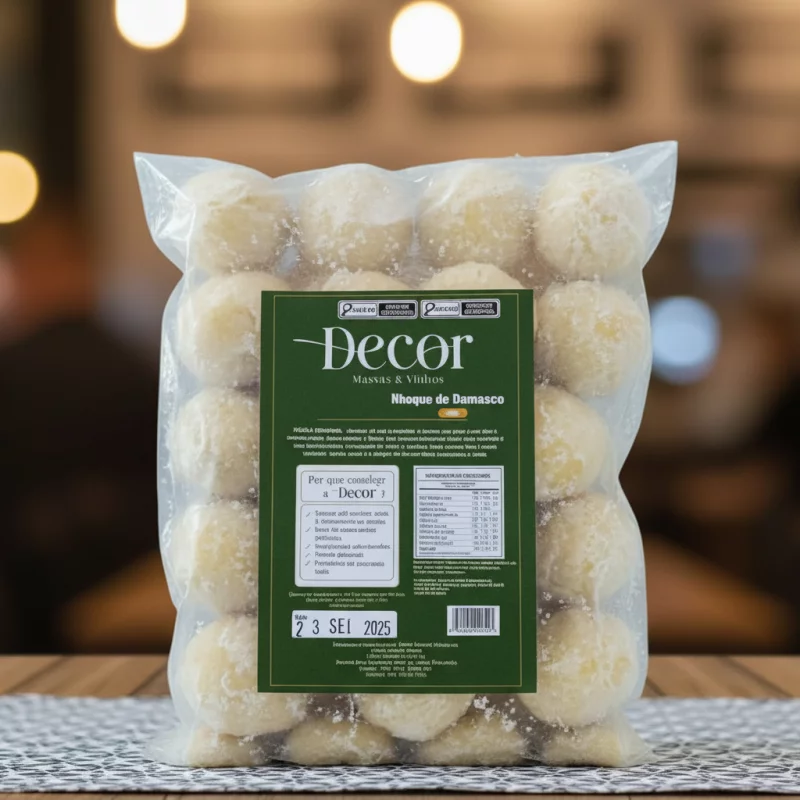 Nhoque Damasco e Mussarela 500 g