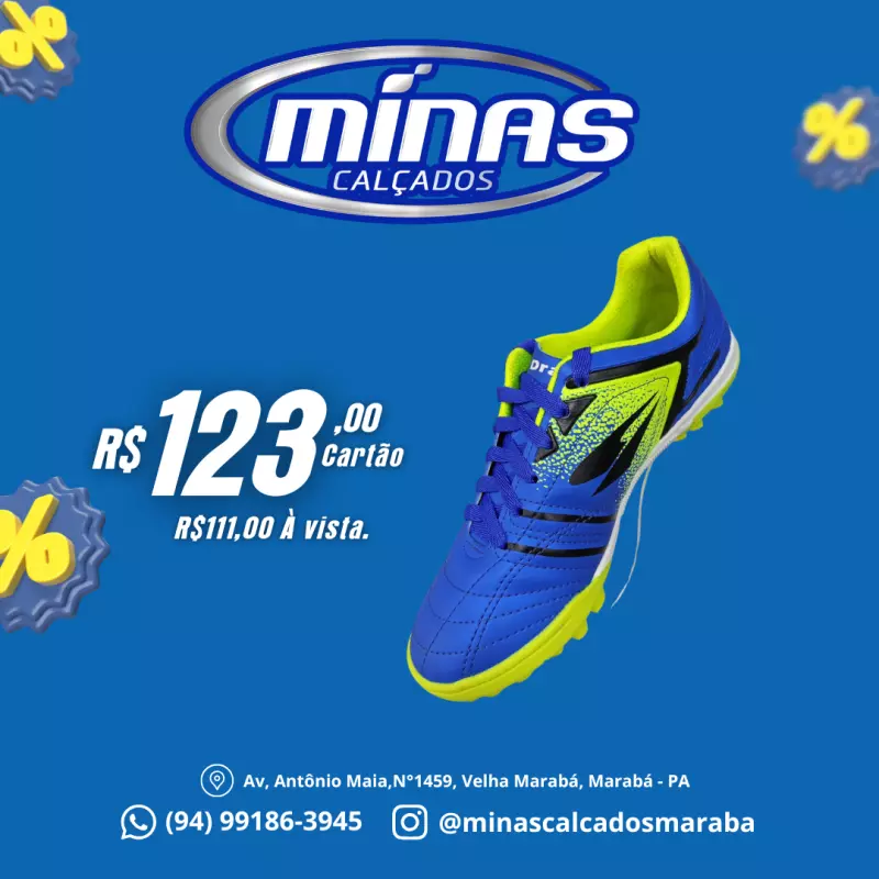 Chuteira Azul RF:39315