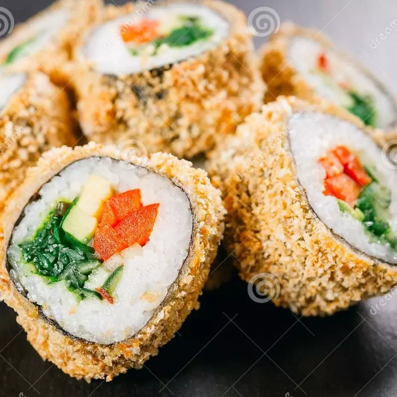 51. CHAMPI ROLL  TEMPURA 12 PIEZAS ORDEN