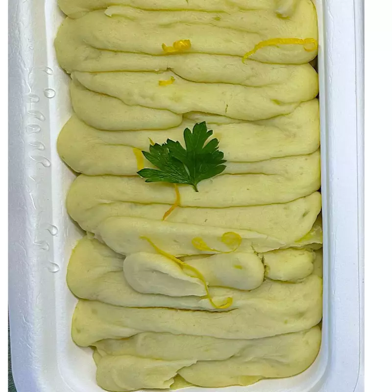 Purê de batata doce branca