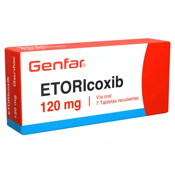 ETORICOXIB 120MG 7 TABLETAS