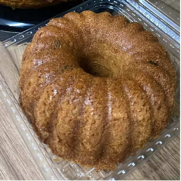 Bolinho individual integral de maçã