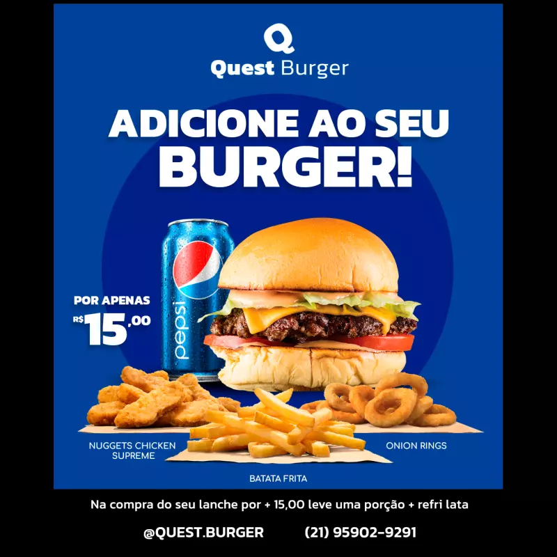 ADICIONE AO SEU LANCHE!