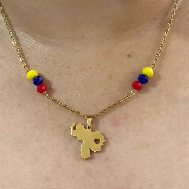 Collar Mapa Corazon SE