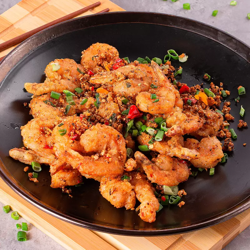 Langostinos Ajizado picante