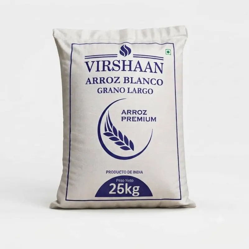 Saco de arroz blanco 25kg