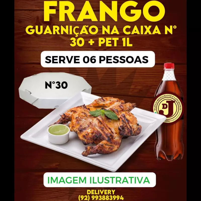 FRANGO ASSADO NA CAIXA N°30 +PET