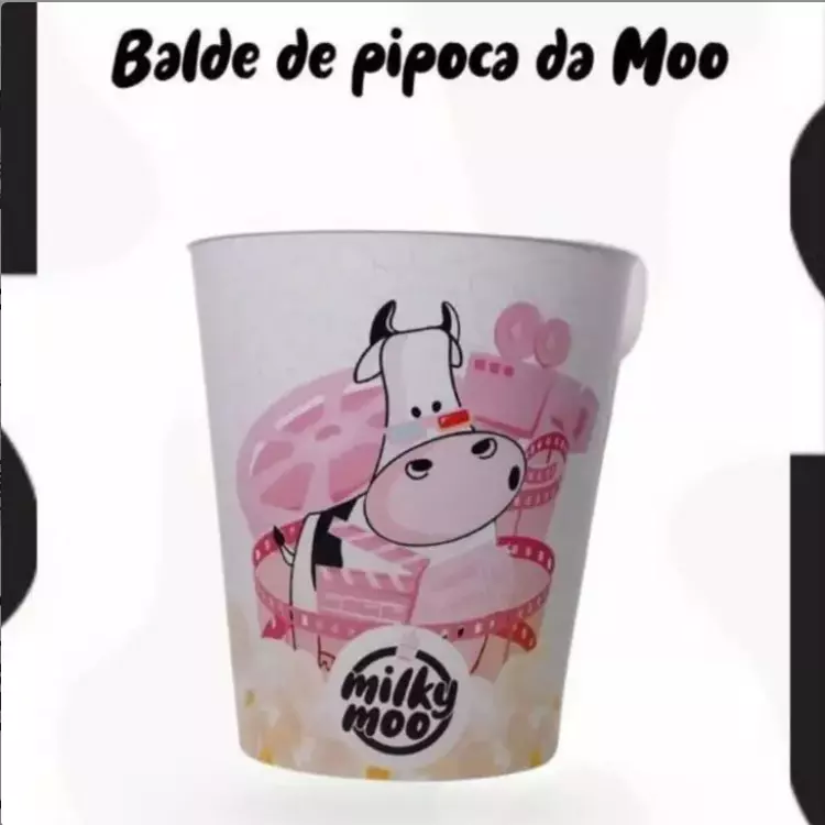 Balde de Pipoca Moo