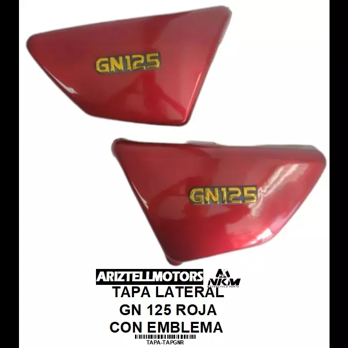 TAPA LATERAL GN 125 ROJA PINTADA CO