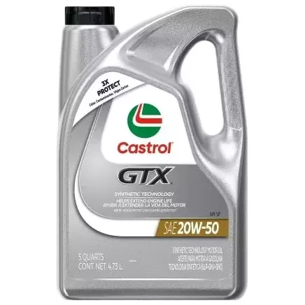 Castrol GTX SAE 20w-50 de 4,73 L.