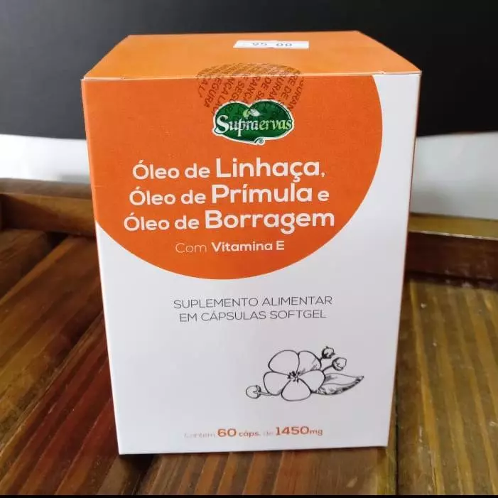 Oleo  de Linhaça, Prímula, Borragem e Vit. E