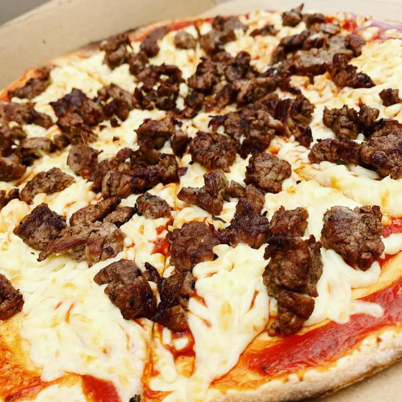 PIZZA PUNTAS DE FILETE