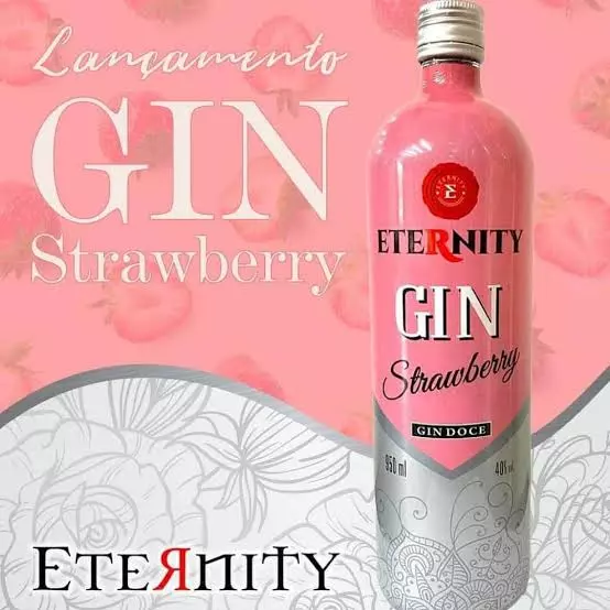 GARRAFA GIN ETERNITY MORANGO