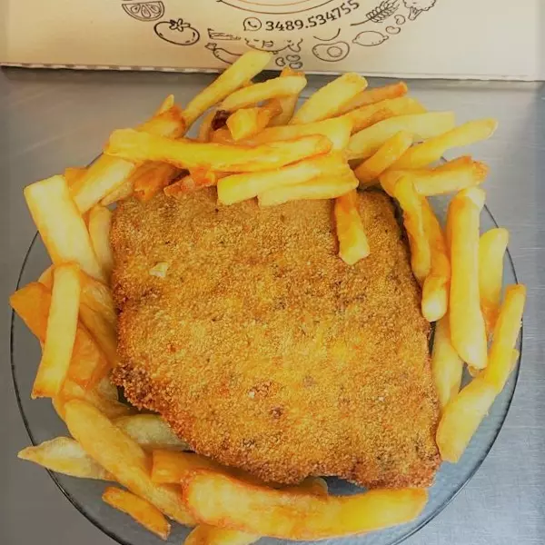 milanesa de ternera porción
