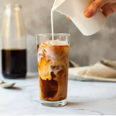 Iced Coffee con Leche