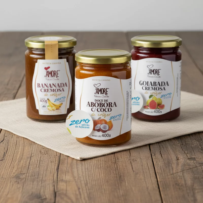 FRUTAS ZERO ACÚCAR AMORE VD 400G