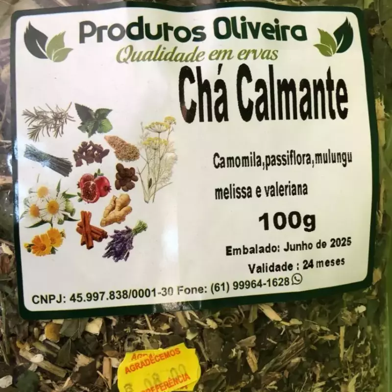Chá calmante