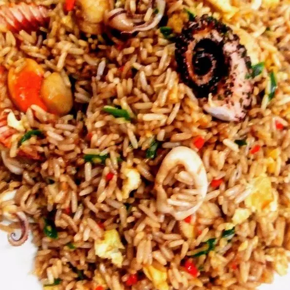 Arroz chaufa de Mariscos