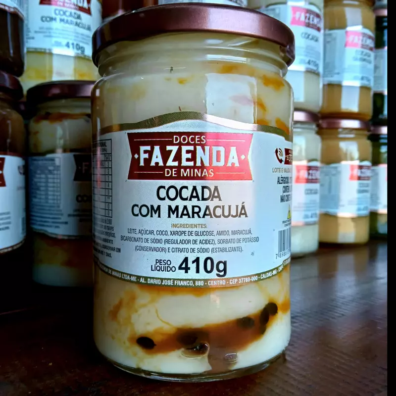 Cocada com maracuja